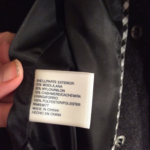 New St. John’s bay women’s  dark charcoal coat 2x - Picture 6 of 6